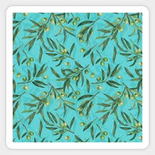 Olive branches watercolor Sticker